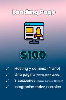 Landing page